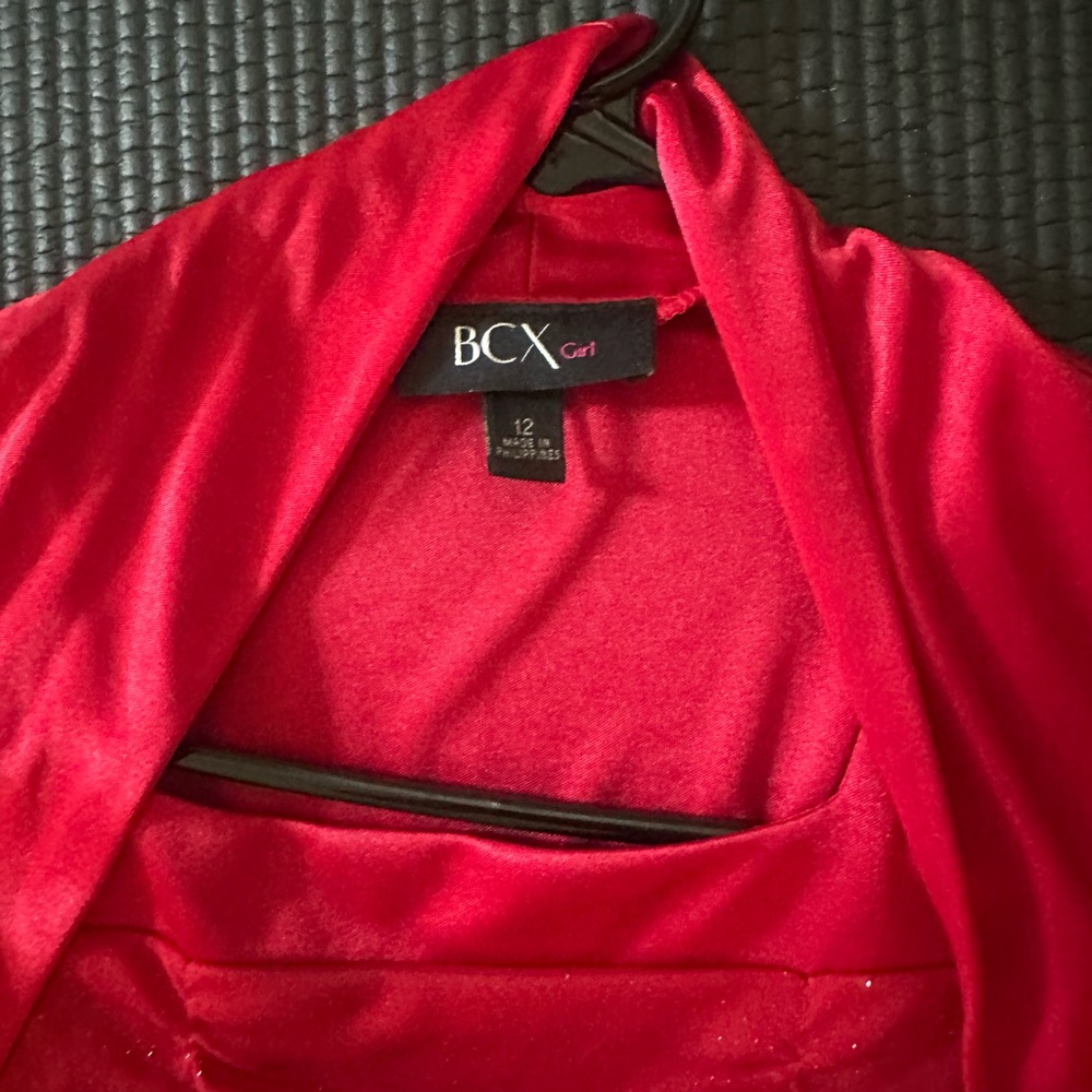 BCX Girl’s  Vibrant Red Dress